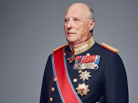 His Majesty King Harald. Photo: Jørgen Gomnæs, The Royal Court